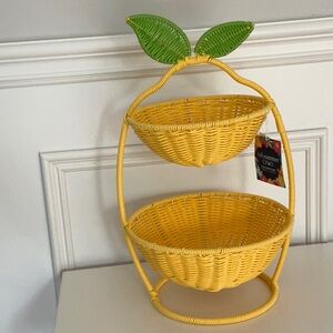 2 tier basket stand
